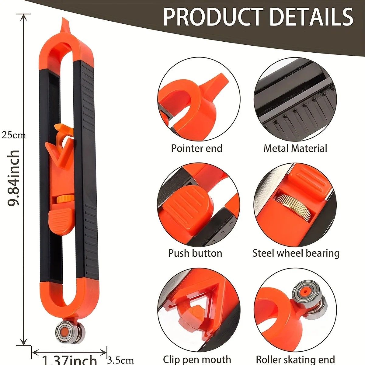 PrecisionContour Pro Advanced Contour Gauge Profile Duplicator For Craftsmen 7