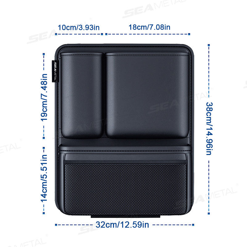 HighCapacity Car Trunk Leatherette Storage Bag Detachable Auto Seat Back Pocket For Jeeps Hanging O 5