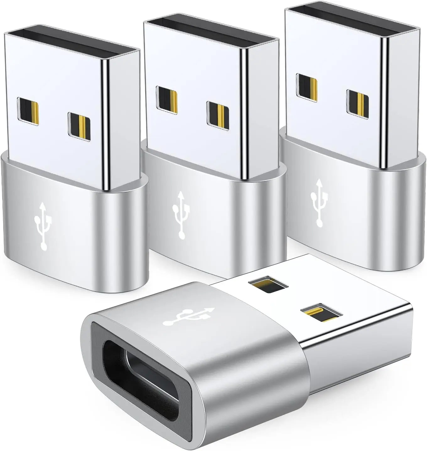 USB C Female to USB Male Adapter, Type C to USB A Charger Cable Converter