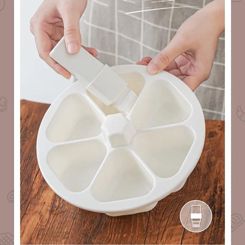 Japanese Sushi Making Kit Onigiri Mould Triangle Bento Box Rice Ball Making Mold Homemade Sushi Pre 4