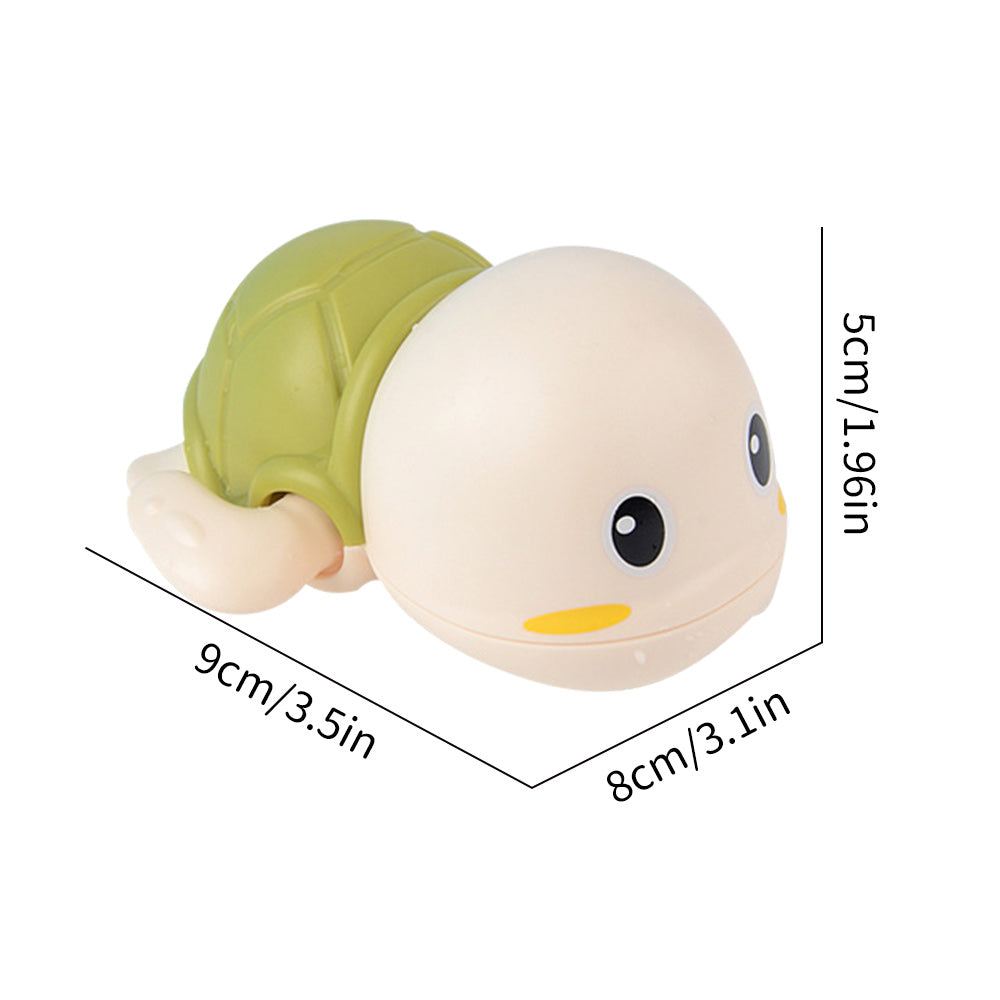 Water Chain Clockwork Bath Toys for Babies, Cute Swimming Turtle Toy Toddler Pool Beach Classic Kids Bathing Water