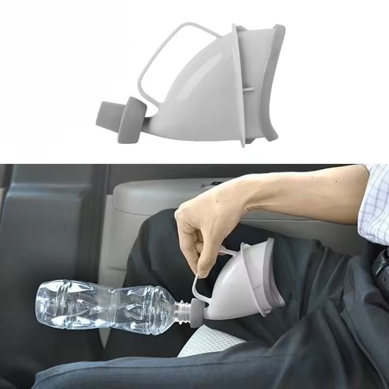 Portable Car Travel Adult Urinal Unisex Funnel Pot For Camping Road Trips 2