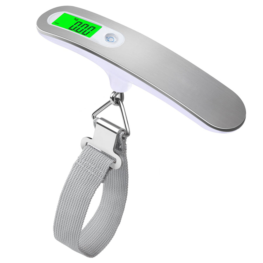 Small Portable Scale Digital LCD Display Electronic Hanging Scale Travel Weighs Suitcase Baggage Fi 7