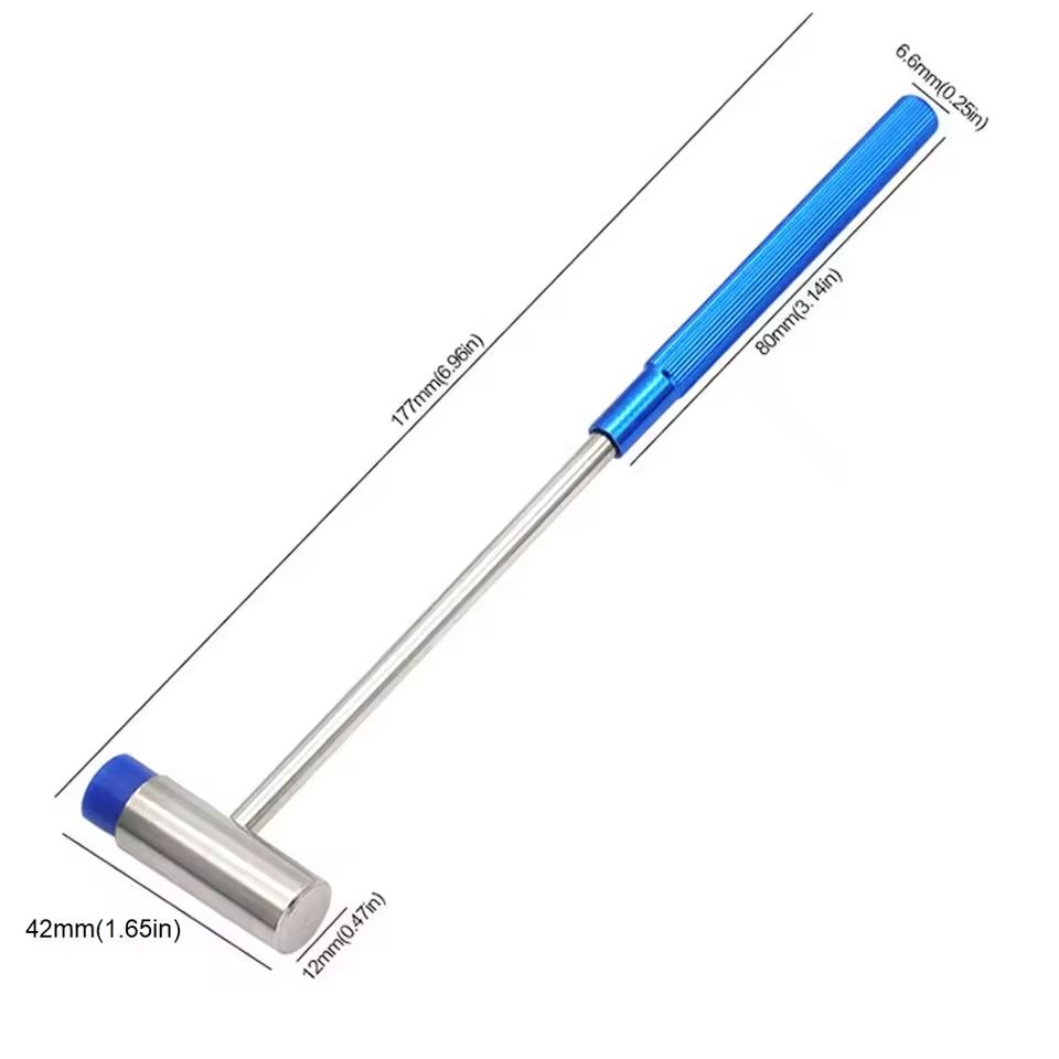 Mini Double Head Hammer Metal And Rubber Repair Tool 9