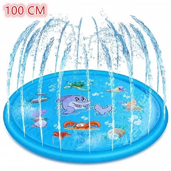 SplashZone Inflatable Sprinkler Play Mat For Kids Outdoor Water Fun 7