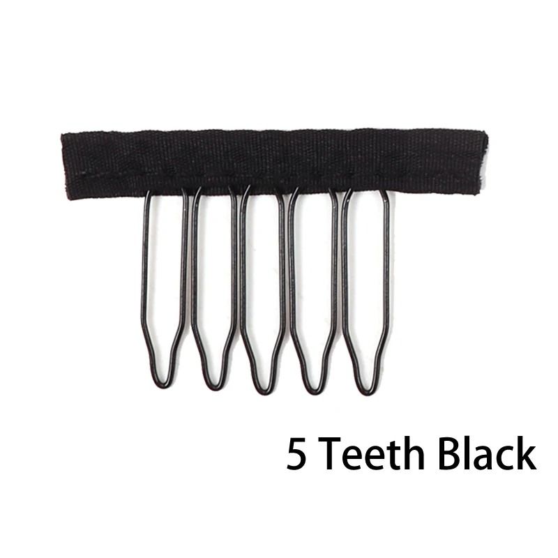 Wig Comb Clips With Stainless Steel Teeth For Hair Extensions 14