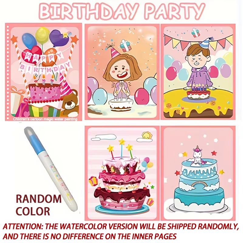 Magical Montessori Water Drawing Book Reusable Sensory Coloring Toy For Kids 10