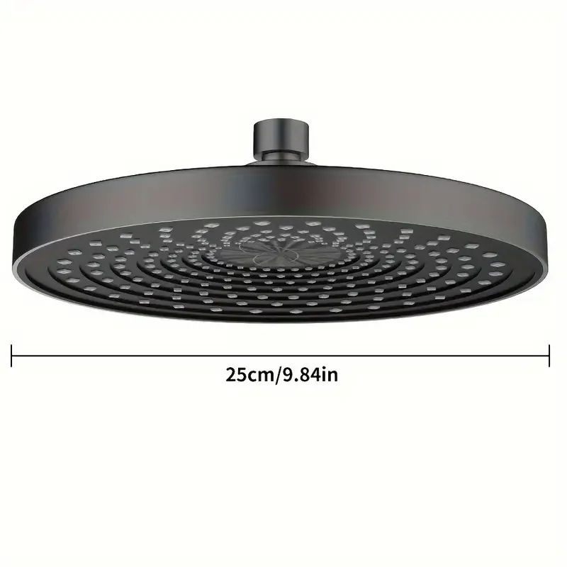 Top Spray Large Water Volume Booster Shower Head Pressurised Home Bathroom Shower Head Set Single H 7