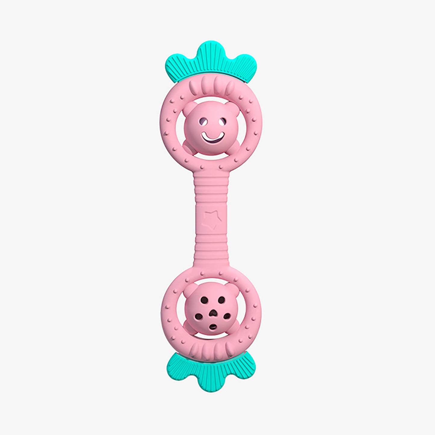 Water Boiling Grinding Tooth Stick Silicone Strawberry Teddy Bear Toy
