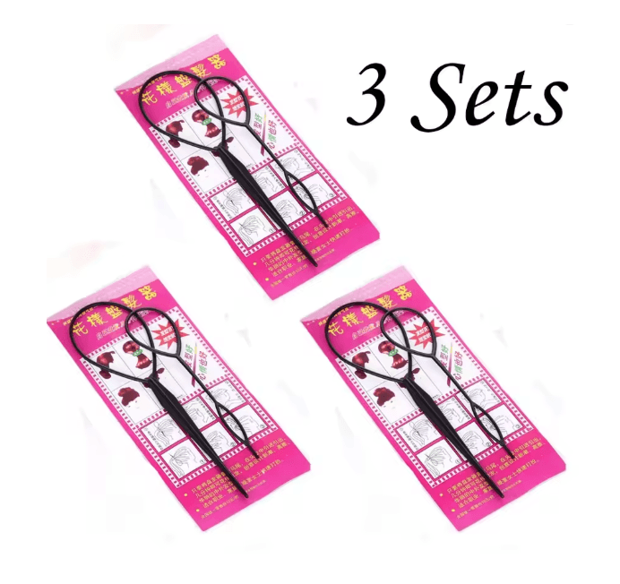 Ponytail Styling Loop Set For Easy Topsy Tail Hair Designs 4