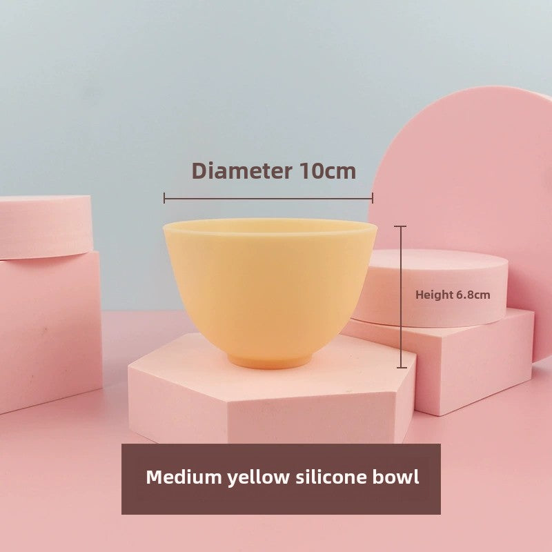Medium Silicone Mask Bowl Mixing Bowl Soft Film Bowl Beauty Tool Mask Tool For Facial Treatments 4
