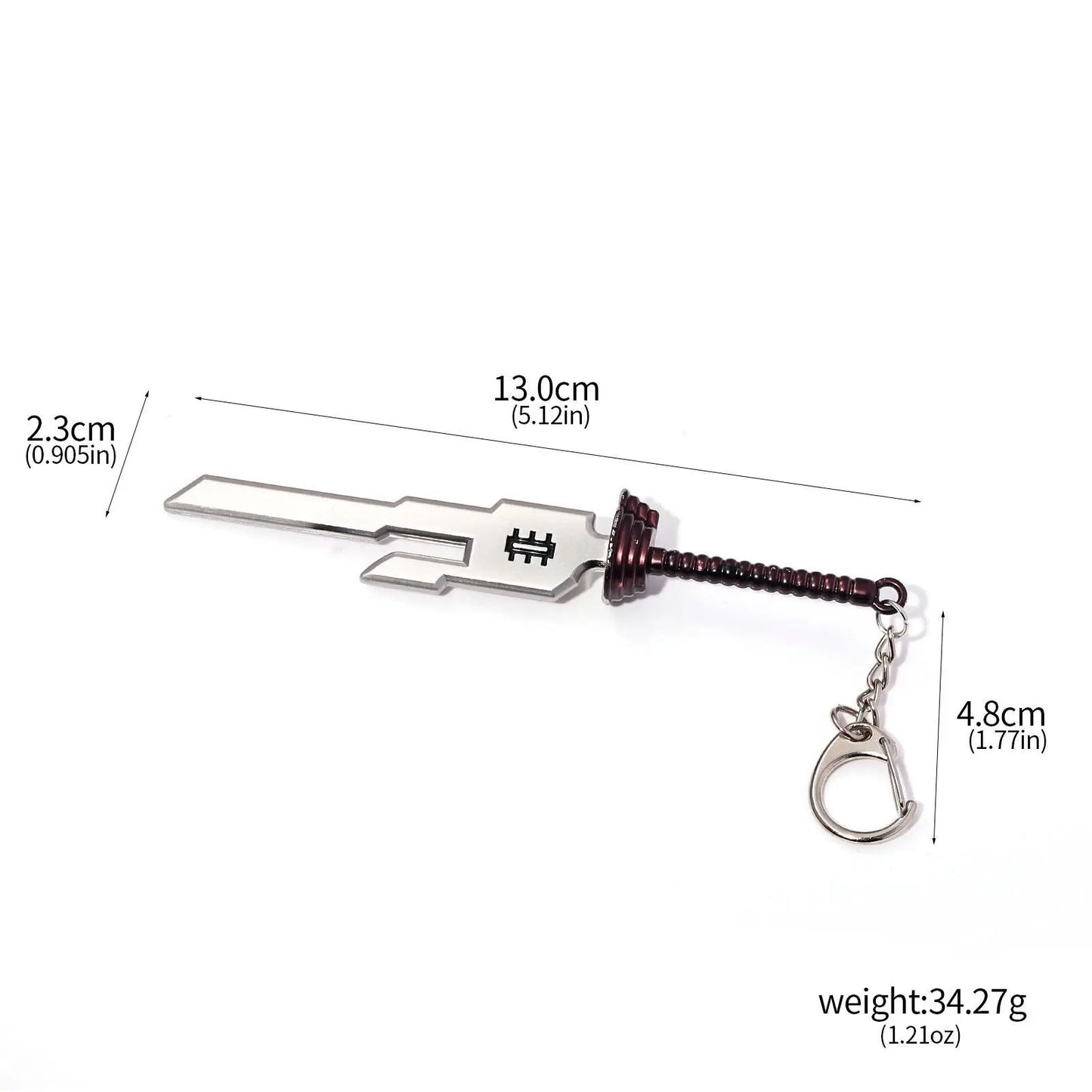Anime Weapon Model Pendant Keychain 11