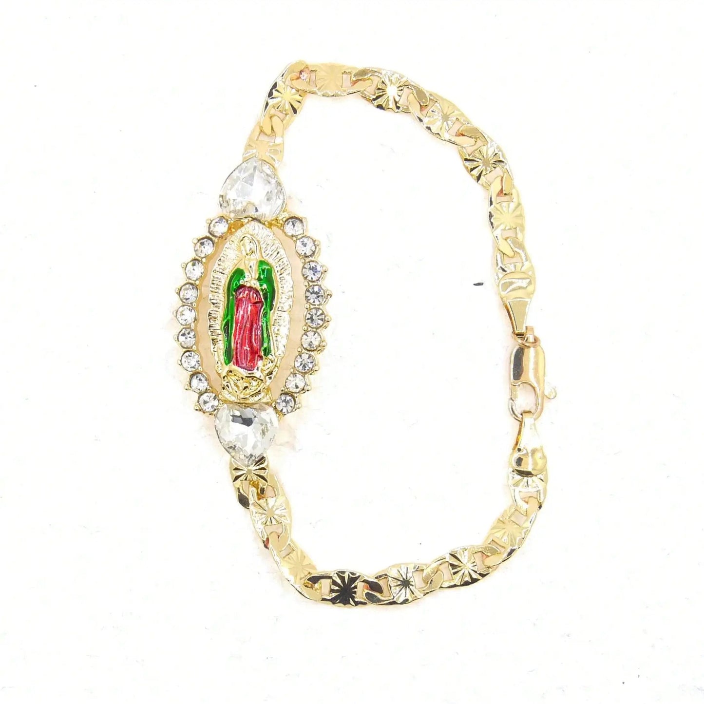 Gold Plated Religious Bracelet For Women 7