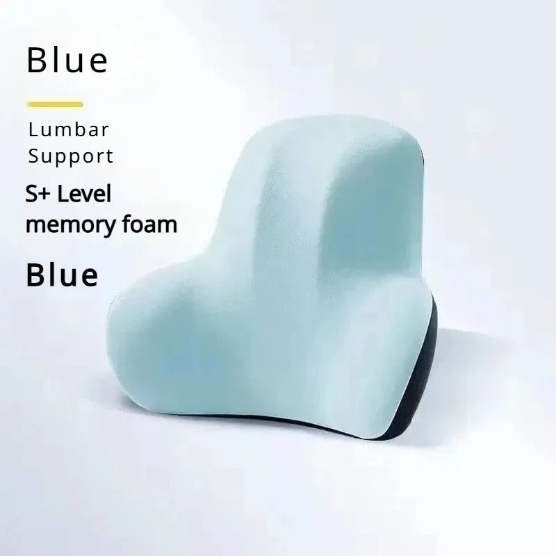 Memory Foam Lumbar Cushion MultiScene Pain Relief For Car Office Gaming Chairs Postpartum Support 5