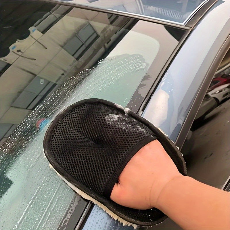 Car Cleaning Gloves Microfiber Detail Brush Interior Exterior Dust Removal Tools 5