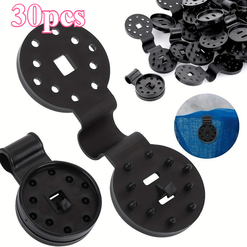 Sunshade Net Fixing Clip, Anti Ageing Circular Web Clip, Sunshade Net Camping Tent Accessories