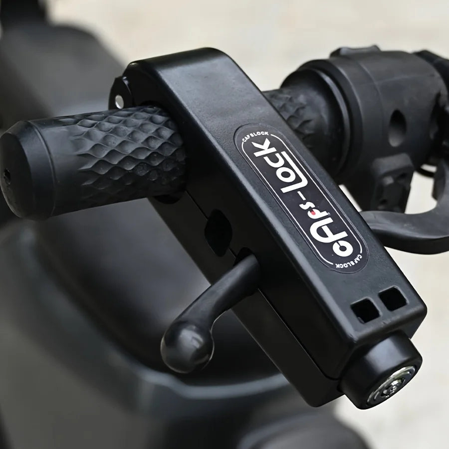 Mini Electric Vehicle Bike Anti-Theft Lock Set, Bicycle Brake Handlebar Grip, Cycling Horn Throttle Lock for Scooter