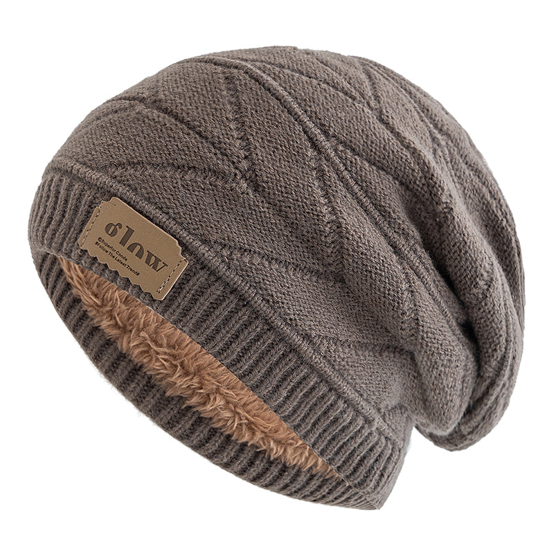 Warm Unisex Beanie Hats Adjustable Ski Sports Winter Hat For Men Women Plush Lined Knitted Hat Wit 8