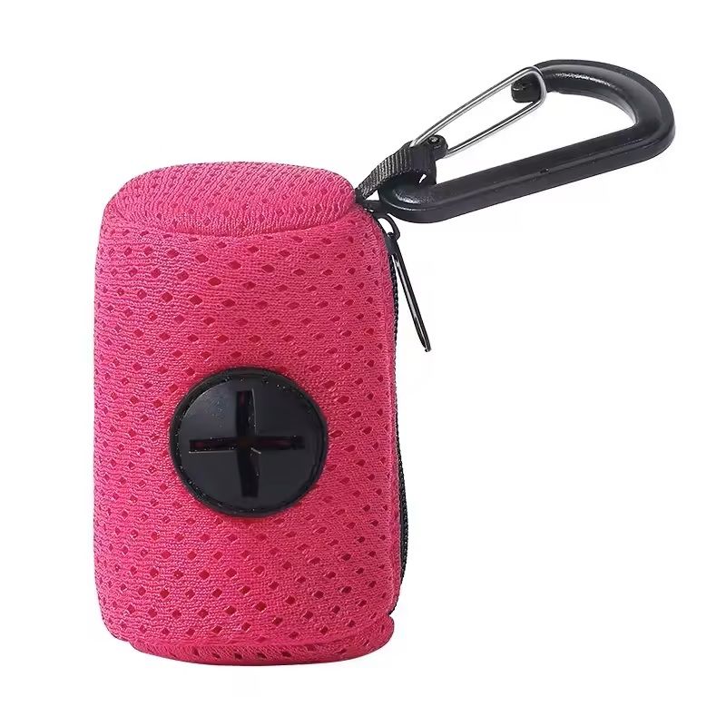 Dog Poop Bag Dispenser Portable Hanging Dog Waste Bag Holder For Walks Outdoor Use 13