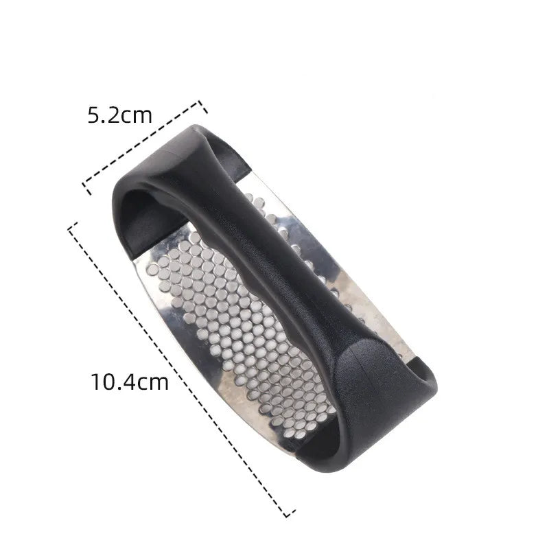 Stainless Steel Garlic Press, Manual Kitchen Tool, Vegetable Press Gadget for Household Use