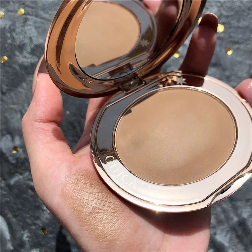 Facial Contour And Concealer Powder Palette With Mirror 7