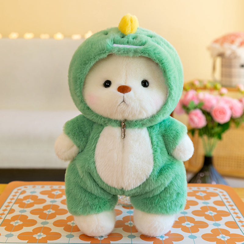 Teddy Bear Wear Suit, Soft Doll Birthday Gift, Kawaii Bear Plush Toy Stuffed Animals Christmas Gifts for Boy Girl