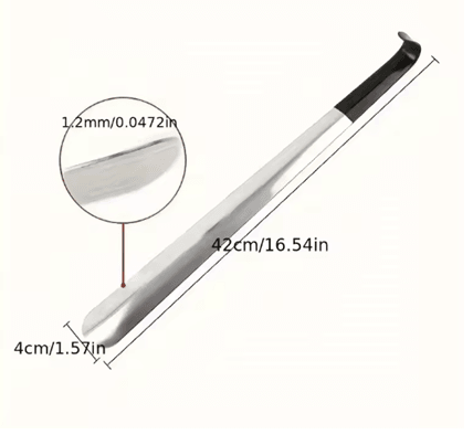 SteelEase Long Handle Shoehorn For Seniors And Everyday Comfort 3