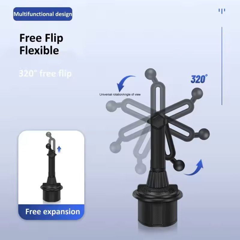 Universal Car CupTablet Stand Adjustable Phone Tablet Drink Holder For Cars Fits IPad Phone Bottle 5