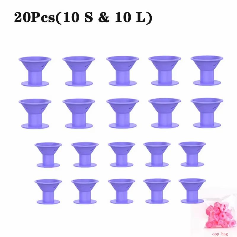 Silicone Heatless Curlers Set For Effortless Curls 11