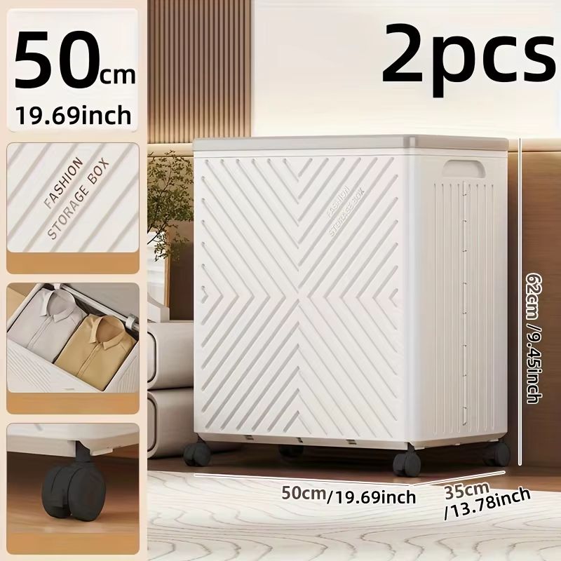 SpaceFold Large Foldable Storage Box With Wheels 7