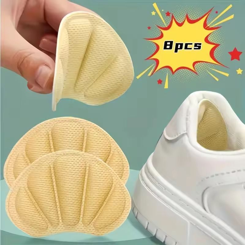 SecureStep 8Pack SelfAdhesive Heel Pads AntiSlip Cushions To Prevent Heel Slipping Blisters 7