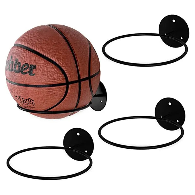 Iron Basketball Football Volleyball Storage Rack Wall Mounted Ball Rack For Household Use 4