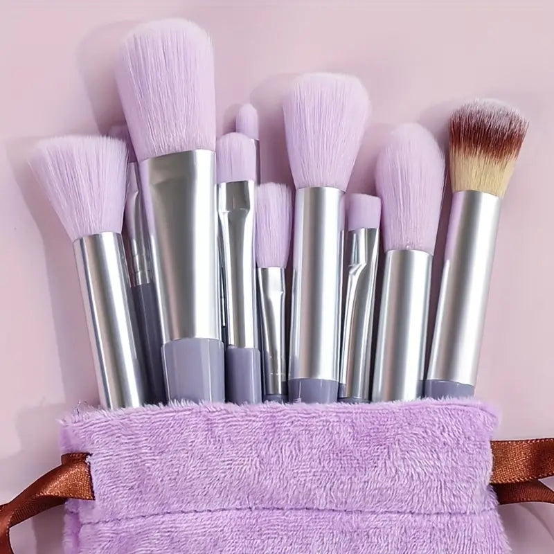 Professional Makeup Brush Set Soft Fluffy Kabuki Blending Foundation Powder Brush Eyeshadow Beauty 8