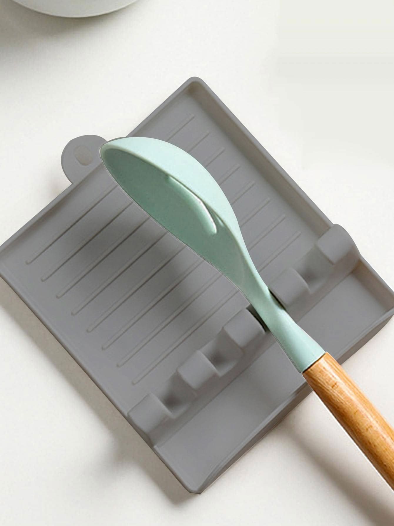 Kitchen Spatula Rack Soup Spoon Mat Chopsticks Rack Household Counter Top Organizer 5