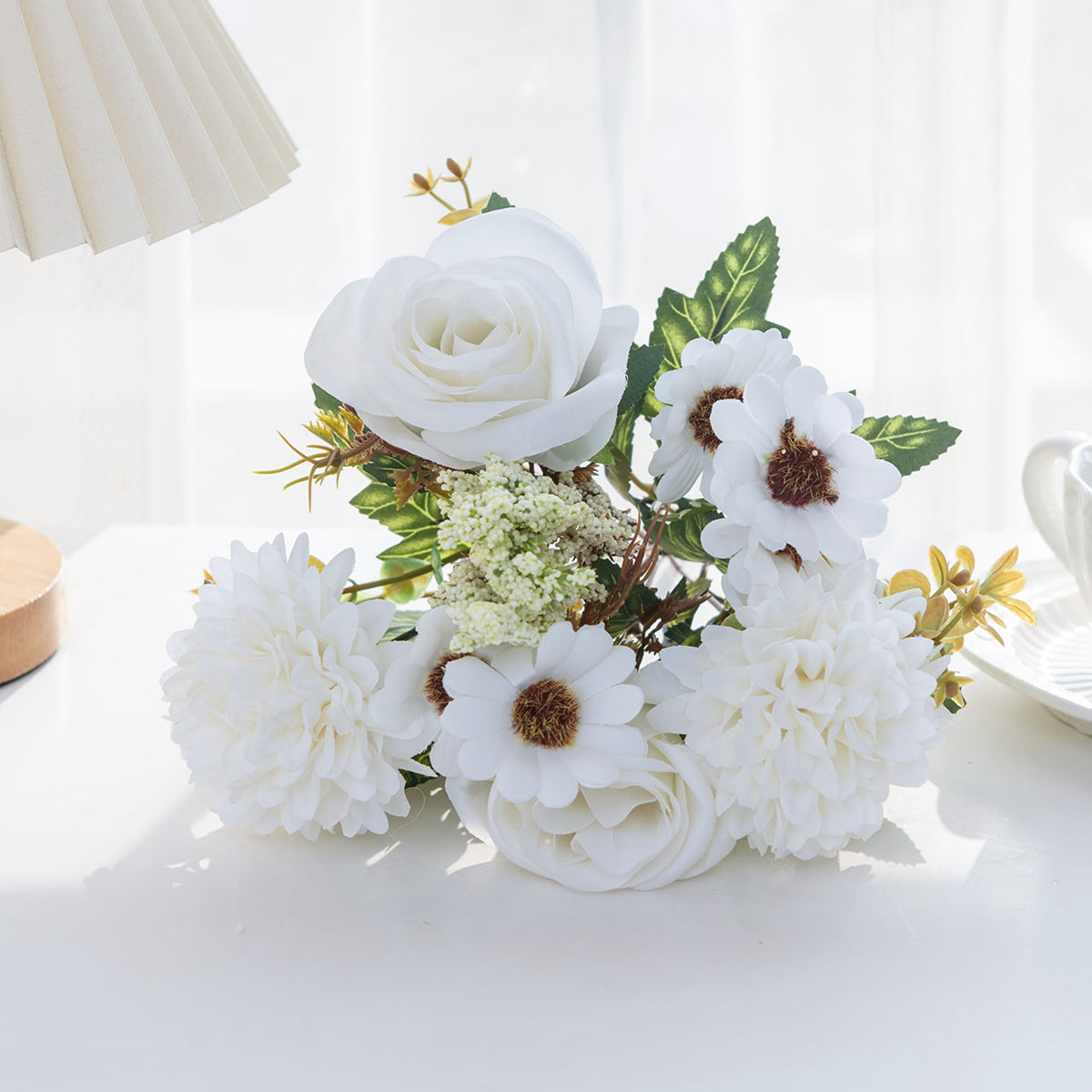 Cheap Artificial Flowers for New Year, Silk Rose Wedding Arch, Christmas Home Decor