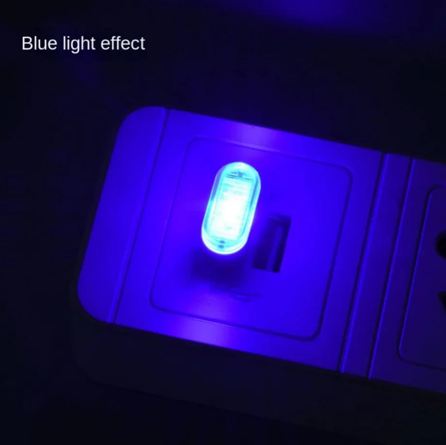 Car Interior Neon Decorative Lamp Portable Mini USB LED Atmosphere Lights Universal PC Car Emergenc 8