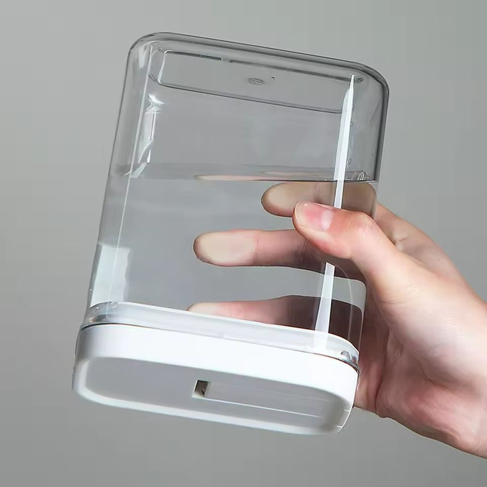 Clear Plastic Airtight Storage Jar For Snacks Cereals Dry Goods 7
