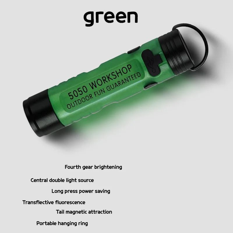 PocketGlow Mini Keychain Flashlight UltraCompact Everyday Carry LED Light 10