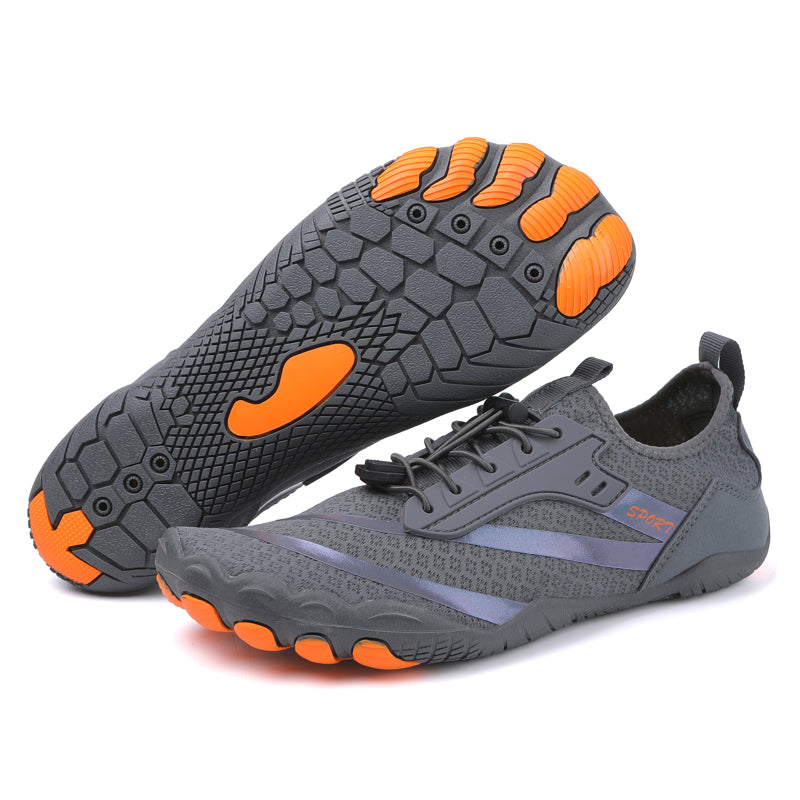 Men Summer Aqua Shoes Breathable NonSlip Water Shoes Women Ultralight Barefoot Swimming Upstream Wa