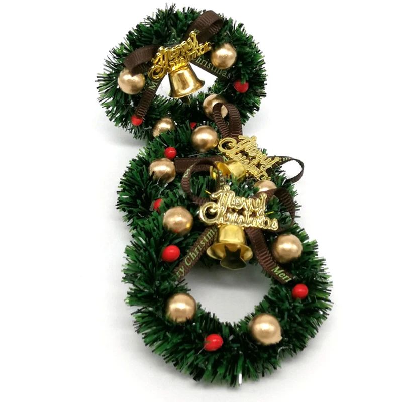 Mini Christmas Wreath For Dollhouses 5