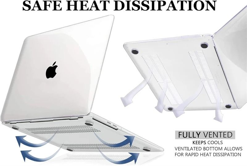 Crystal Clear Laptop Case Hard Shell Cover 5