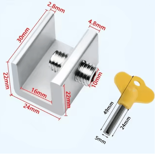Non Drilling Window Safety Lock Set 4