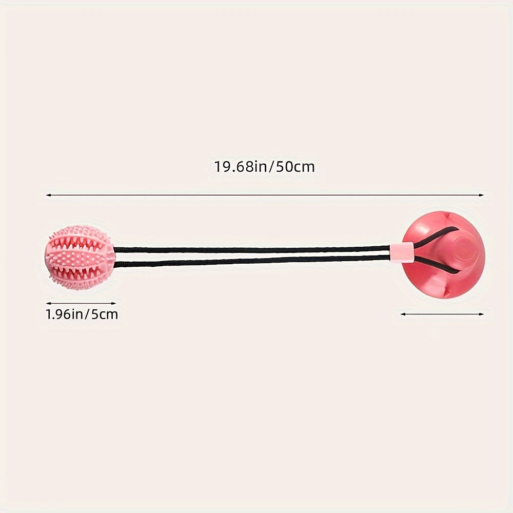 Durable Rubber Training Ball For Dogs Interactive Suction Cup Toy With Sound And Food Leakage 6