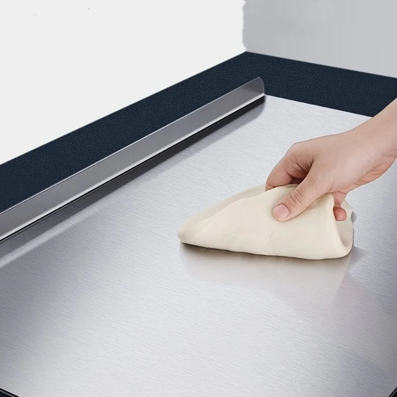 Stainless Steel Kitchen Cutting Board Multi Use Dough Kneading Chopping Fruit Cutting Antibacterial 5