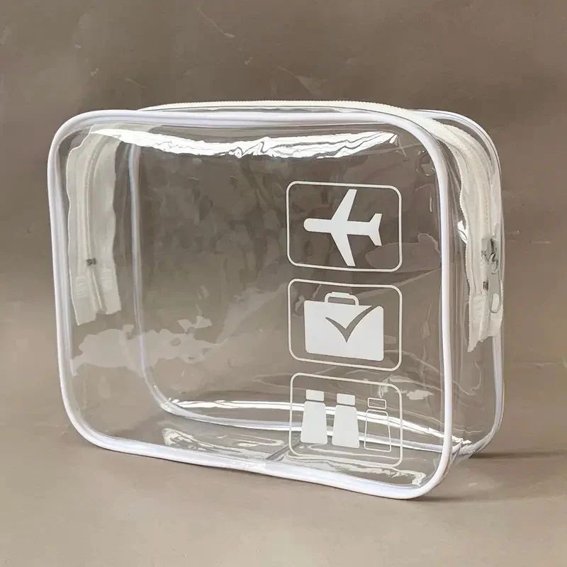 TSAApproved Quart Size Clear Toiletry Bag LeakProof Transparent Travel Makeup Bag 5