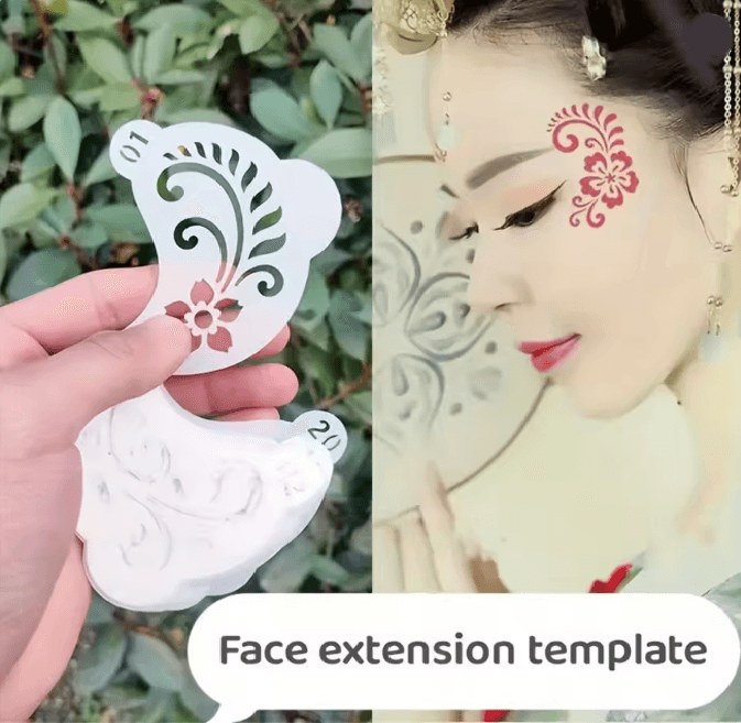 Reusable Face Painting Stencil Set For Kids And Creative Projects 4