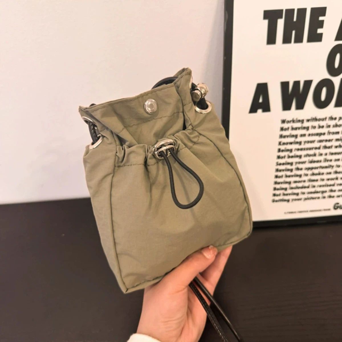 Compact Canvas Crossbody Phone Bag Lightweight Mini Messenger Purse 8