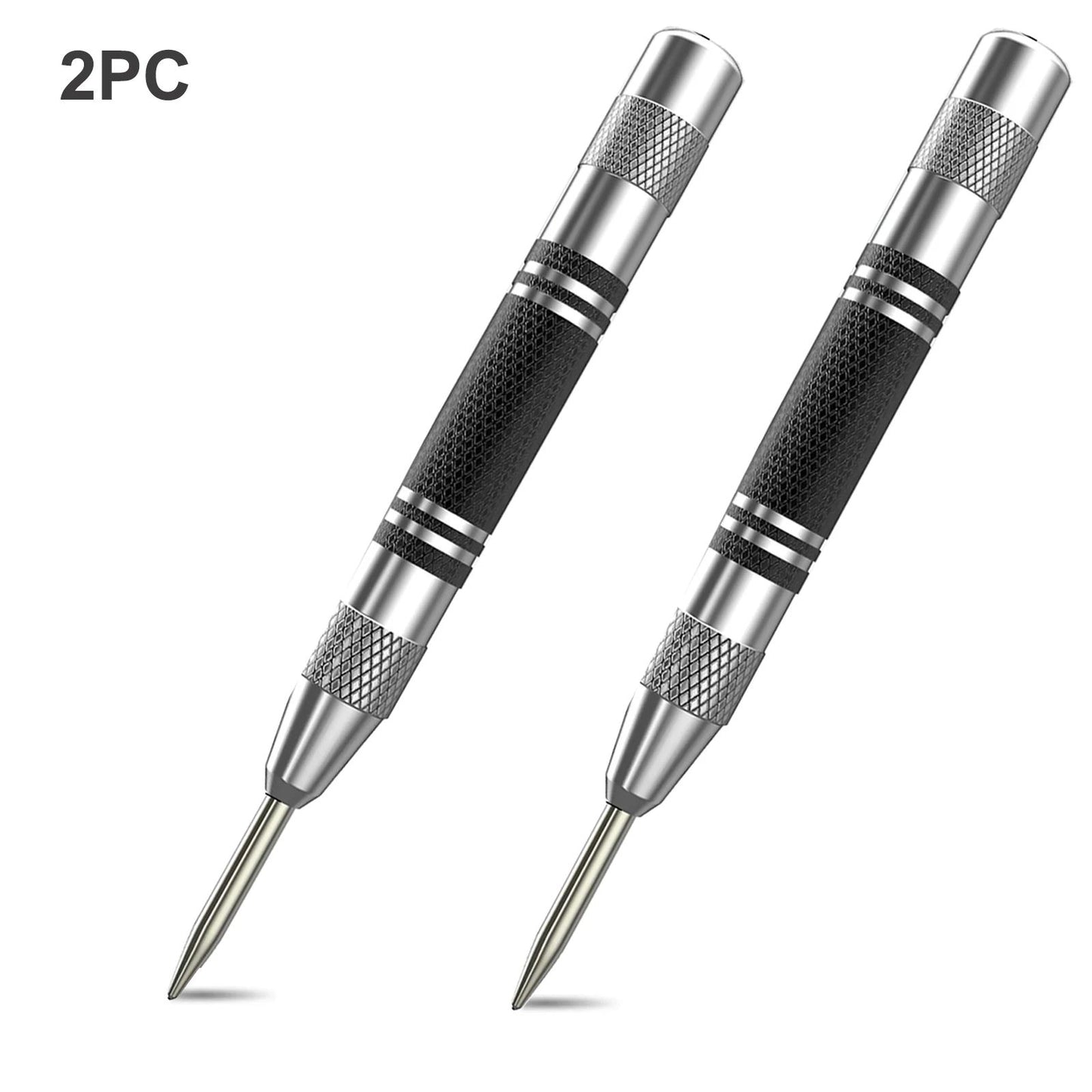 PrecisionForce Automatic Center Punch SpringLoaded Metal Wood Marking Tool 10