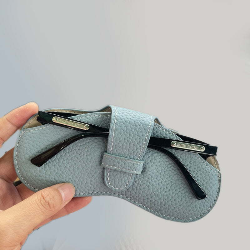Women Fashion Leather Glasses Case Soft Sunglasses Bag Portable Eyewear Protector Pouch 14