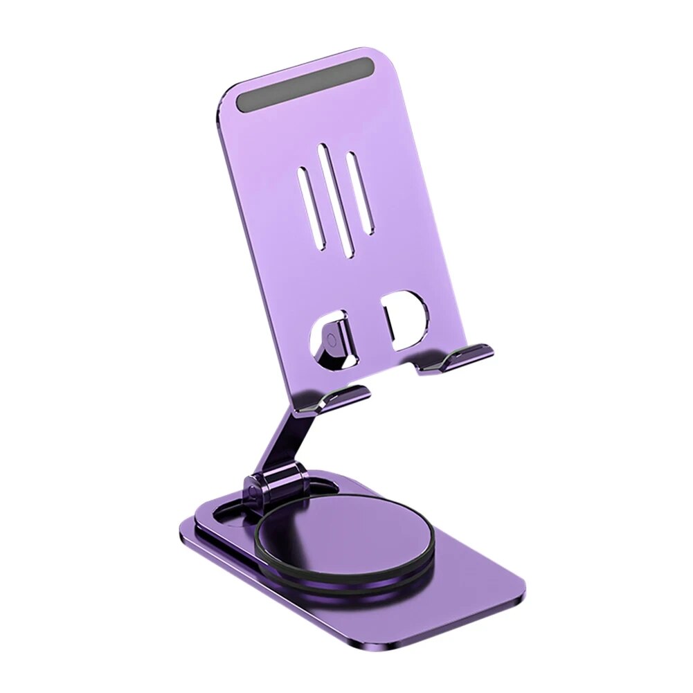 Portable Foldable Stand For Mobile Phone 360 Degree Rotating Tablet Stand Metal Lazy Stand Expansio